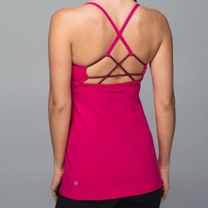Lululemon Dancing Warrior Tank Top in Jewelled Magenta